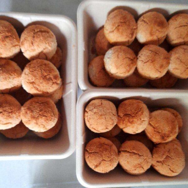 Keto Pandesal Plain - 2.8 g net carbs - Large 12pcs